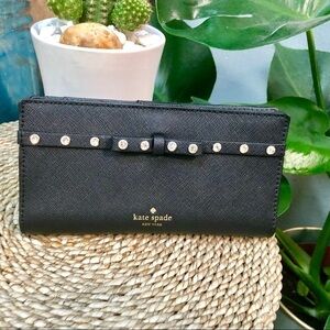 Kate Spade Black Wallet NWT